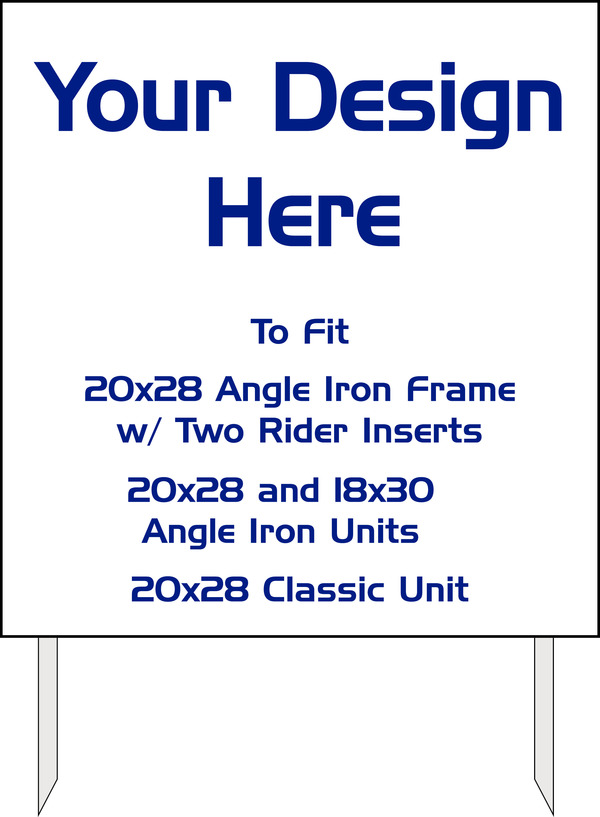 Yard Sign Sleeve, 34h x 32w